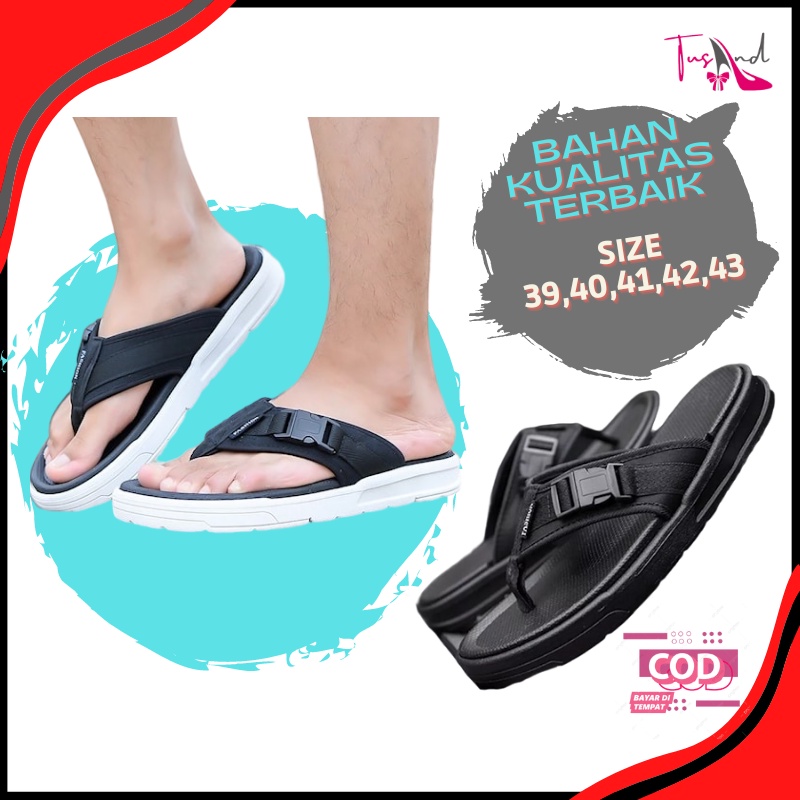 SANDAL GUNUNG JEPIT PRIA JP46 Sendal Laki Laki Cowok Cwok Cowo Terbaru Kekinian Murah Hilling Jalan 