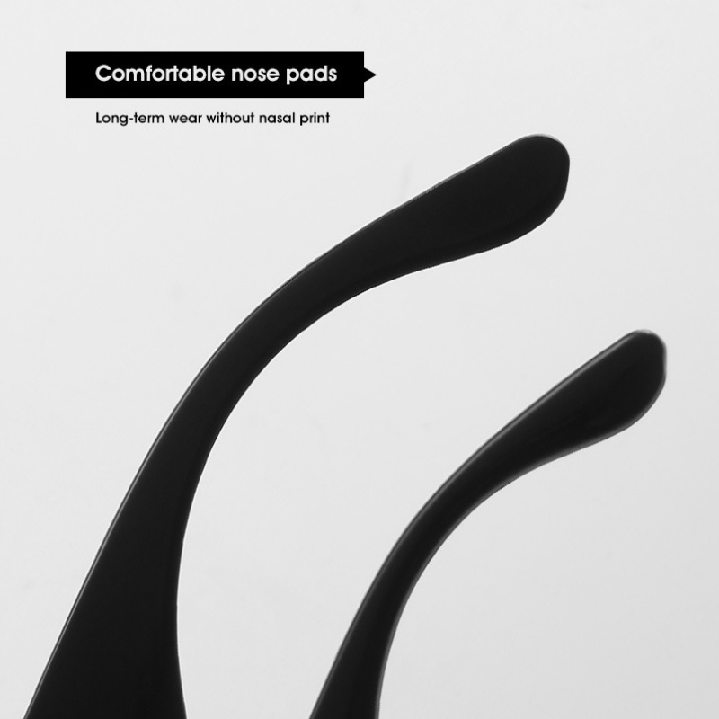 Kacamata Hitam Frame Besar Fashion Untuk Pria Dan Wanita Kacamata Kodok Hias Outdoor