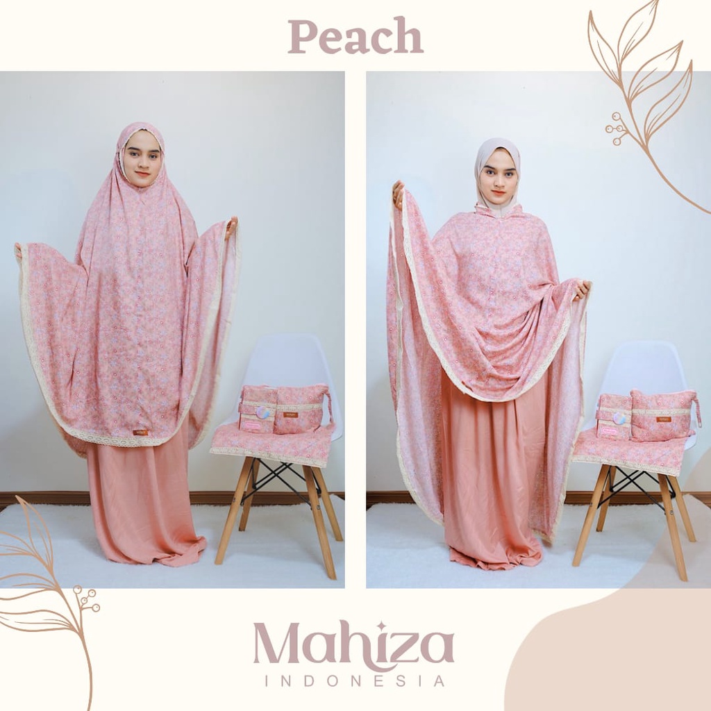 Mukena Dewasa Jumbo 2 in 1 Sakinah by Mahiza Bahan Rayon Adem Mukenah Nyaman Cantik