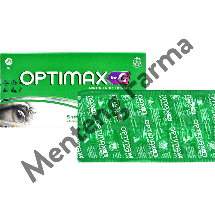 Optimax For g 6 Kapsul - Vitamin dan Suplemen Mata