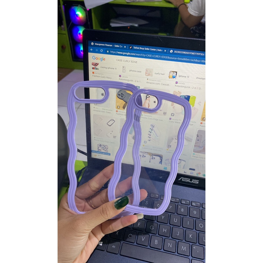 CASING CURLY EDGE ( IPHONE 7+ / 8+ ) CASE KELUARAN TERBARU 2023 - ISTIQOMAH ACC