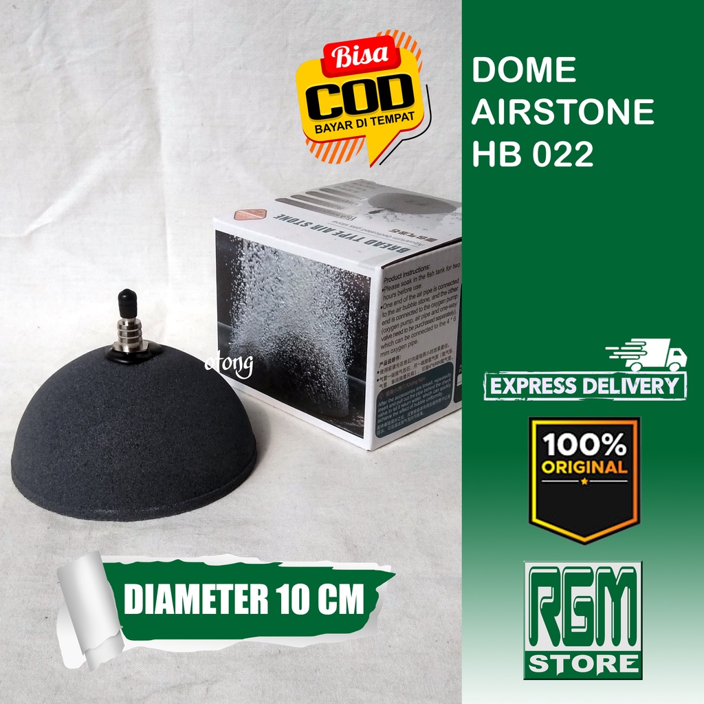 AIRSTONE BATU AERATOR GELEMBUNG UDARA SETENGAH BULAT HB022 (100x50mm)