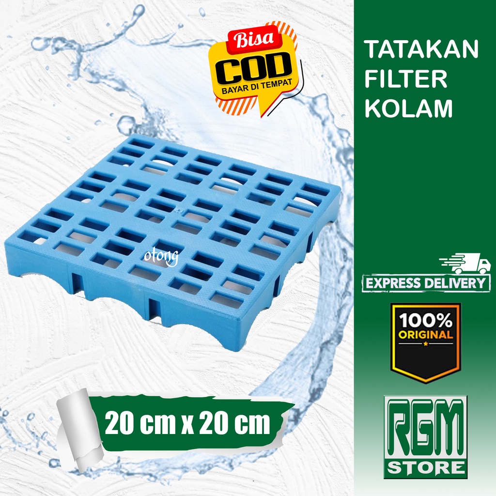 TATAKAN ALAS DASAR MEDIA FILTER 20X20X3 CM KOLAM IKAN KOI