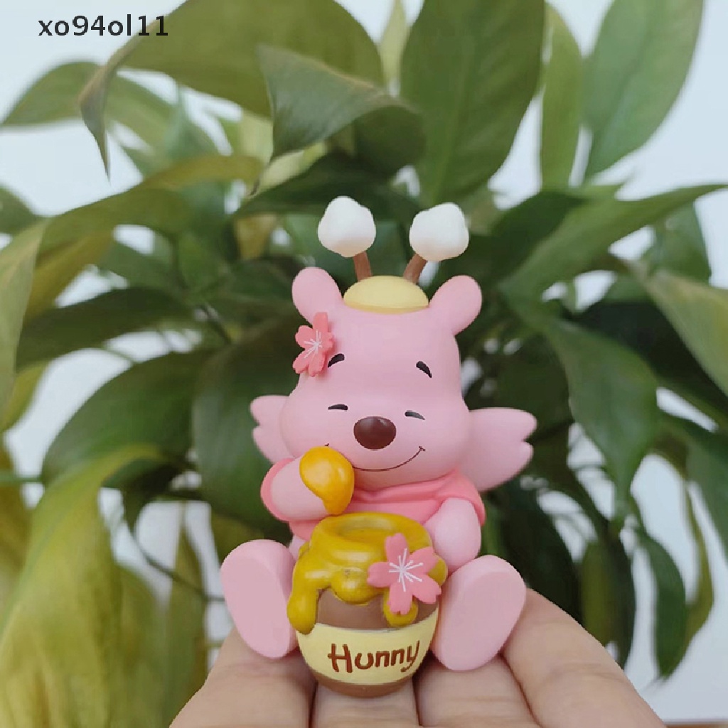 Xo Disney Anime Figure Winnie-The-Pooh Eeyore Piglet Q Version Boneka Peripherals Mainan OL