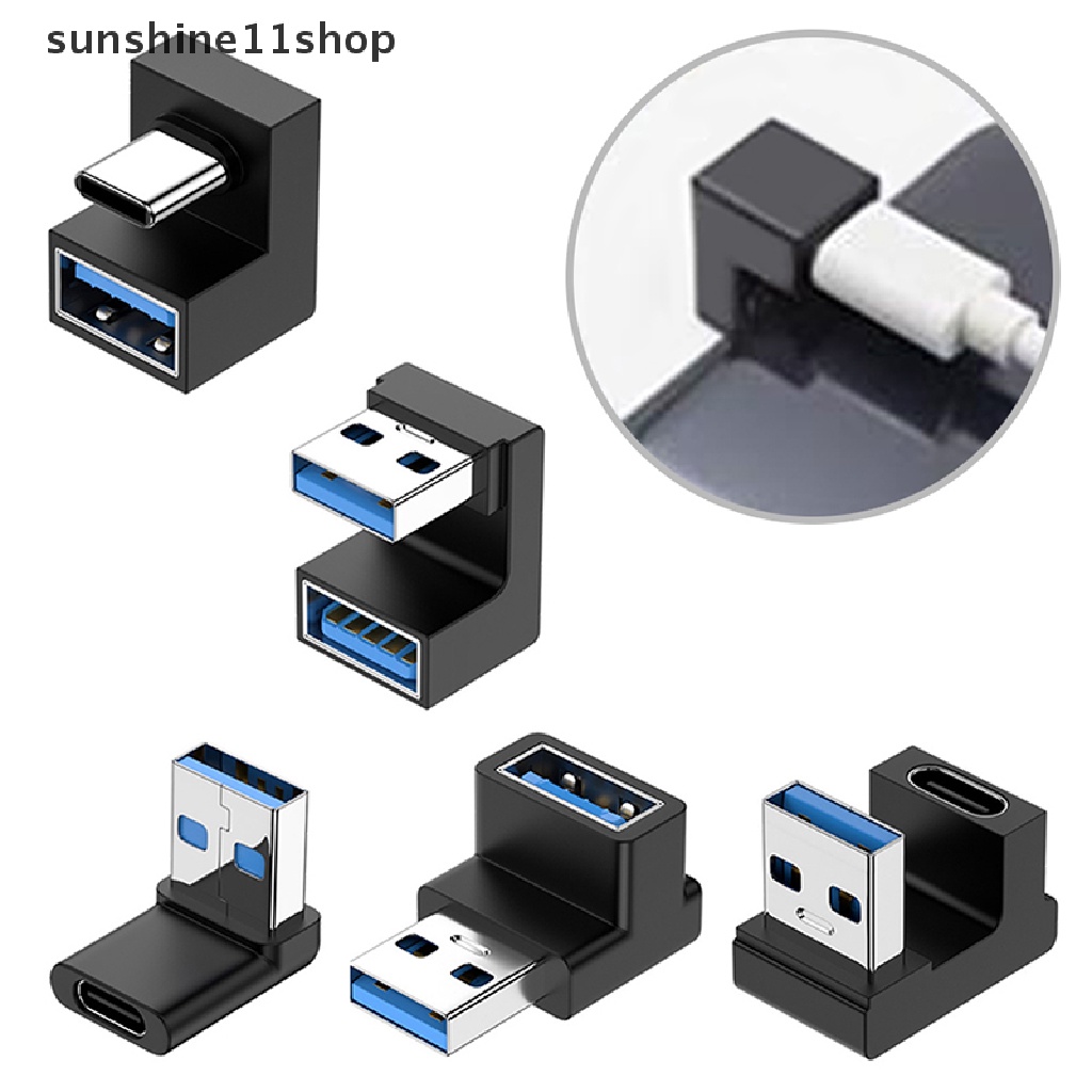 Sho USB 3.0 Adaptor Tipe c A Male to Type c Female Konektor OTG Converter Tipe-c USB Charging Transfer Data N