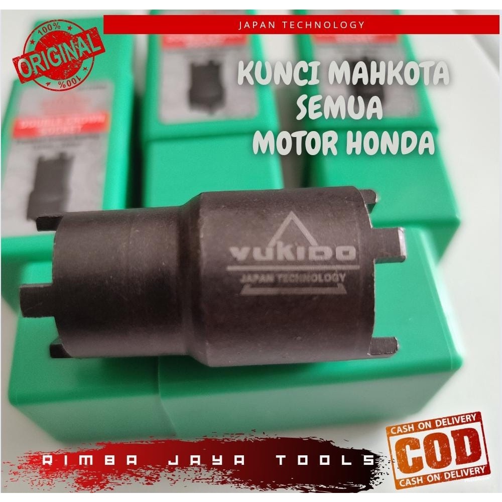 Yukido Double Crown Socket Treker Kunci Mahkota Kunci Mur Kopling Motor Type A -  Sepeda Motor &gt; Suku Cadang Motor &gt; Rantai, Transmisi, &amp; Kopling &gt; Kopling