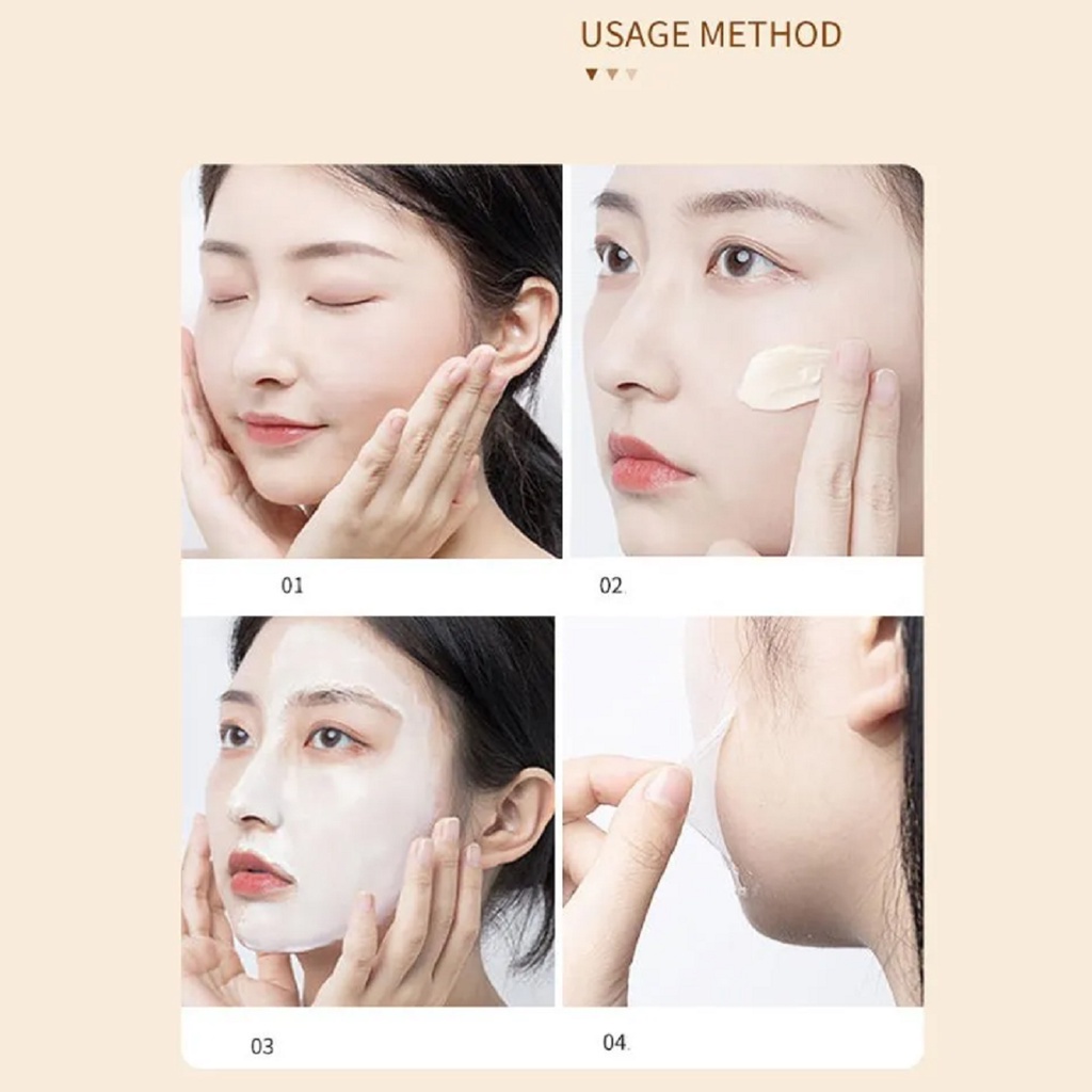 Masker Wajah Essence Kulit Telur Krim Membantu Mencerahkan Herbal untuk Perawatan Wajah Kulit 100g