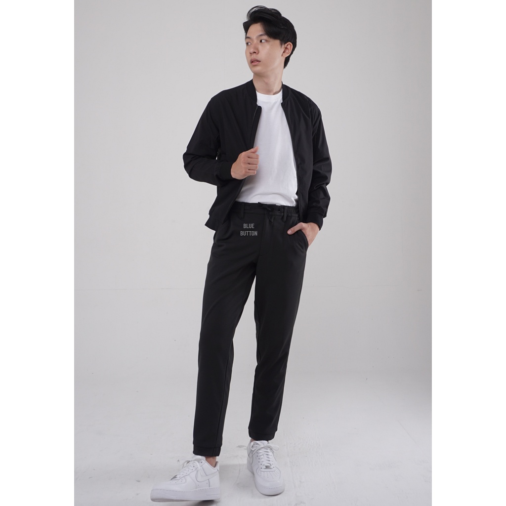BlueButton Easy Pants Celana Jogger Slim Basic Daily Wear