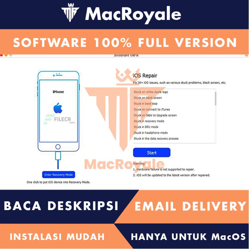 [MacOS] Joyoshare UltFix Full Version Lifetime Full Garansi