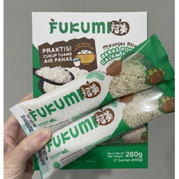 

Fukumi konjac rice box 280gr (Beras INSTANT tinggal seduh)