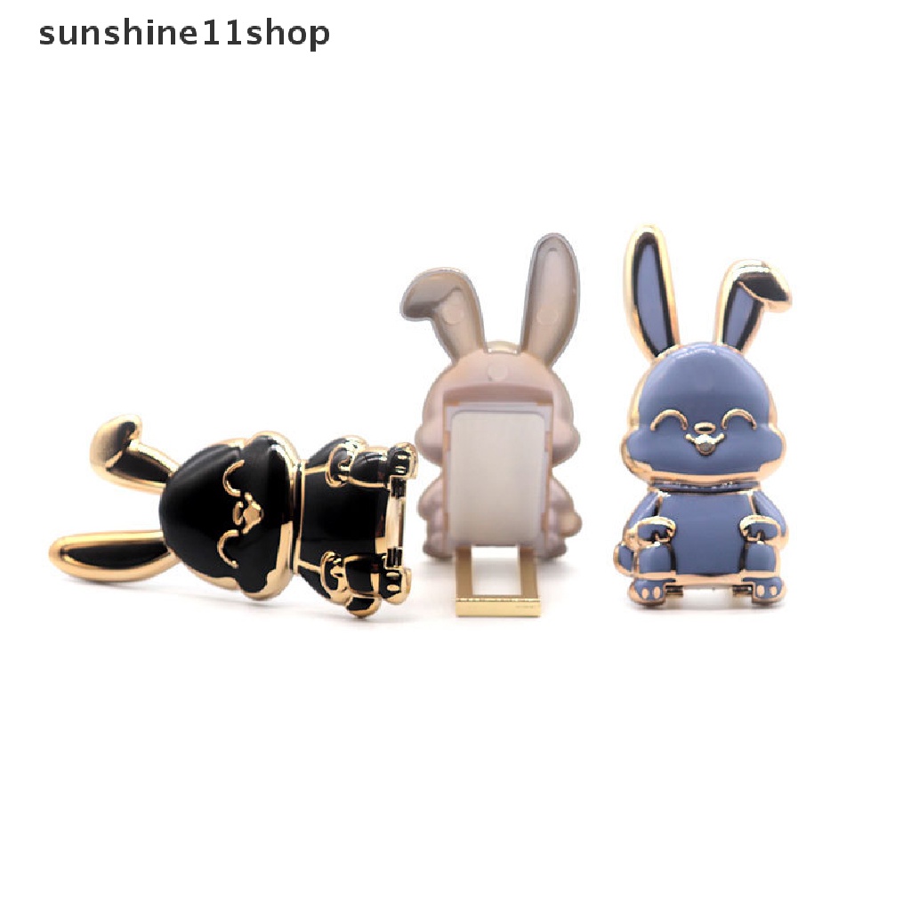 Sho Foldable Rabbit Universal Smart Tok Phone Holder Griptok Dukungan Untuk Smartphone Grip Tok Lipat Finger Stand Socket N