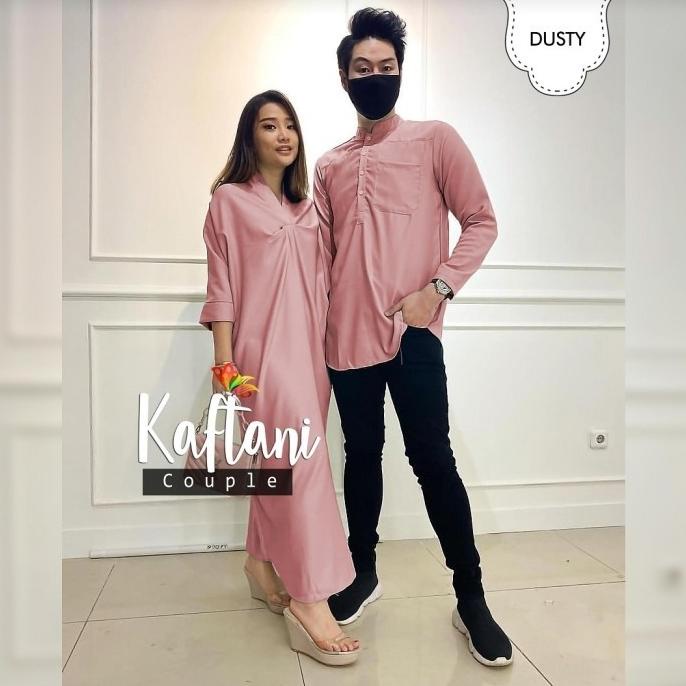 BAJU COUPLE LEBARAN PASANGAN PRIA DAN WANITA KAFTAN DAN KOKO KAFTANI T64654UY