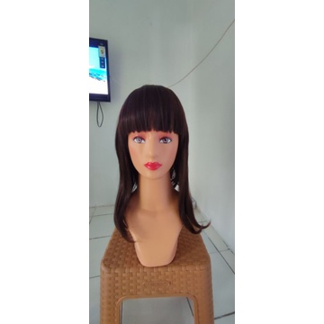 RENTAL WIG COKELAT DARK BROWN