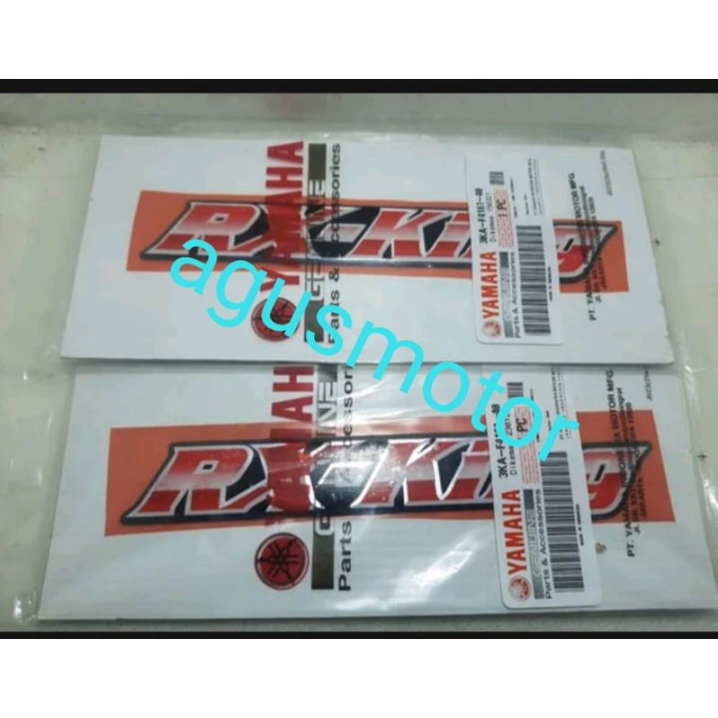 Emblem box aki rx king 2004 2005 set original