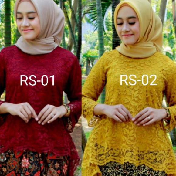 ✱ Kebaya Jumbo - Kebaya Rinjani - Baju Ukuran Besar - Kebaya Modern - BIG SIZE - LD 130cm ◘