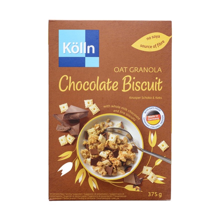 

kolln granola chocolate biscuit sereal koln muesli coklat biskuit oat