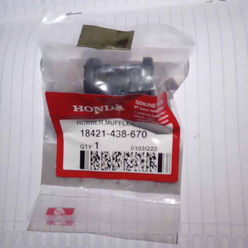 karet dudukan gantungan knalpot honda tiger 2000 lawas lama revo ori AHM HGP original