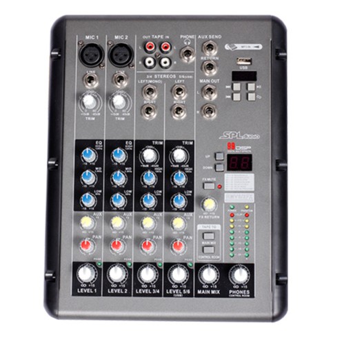 Mixer SPL Audio 6 CH RMV 6/2 FX