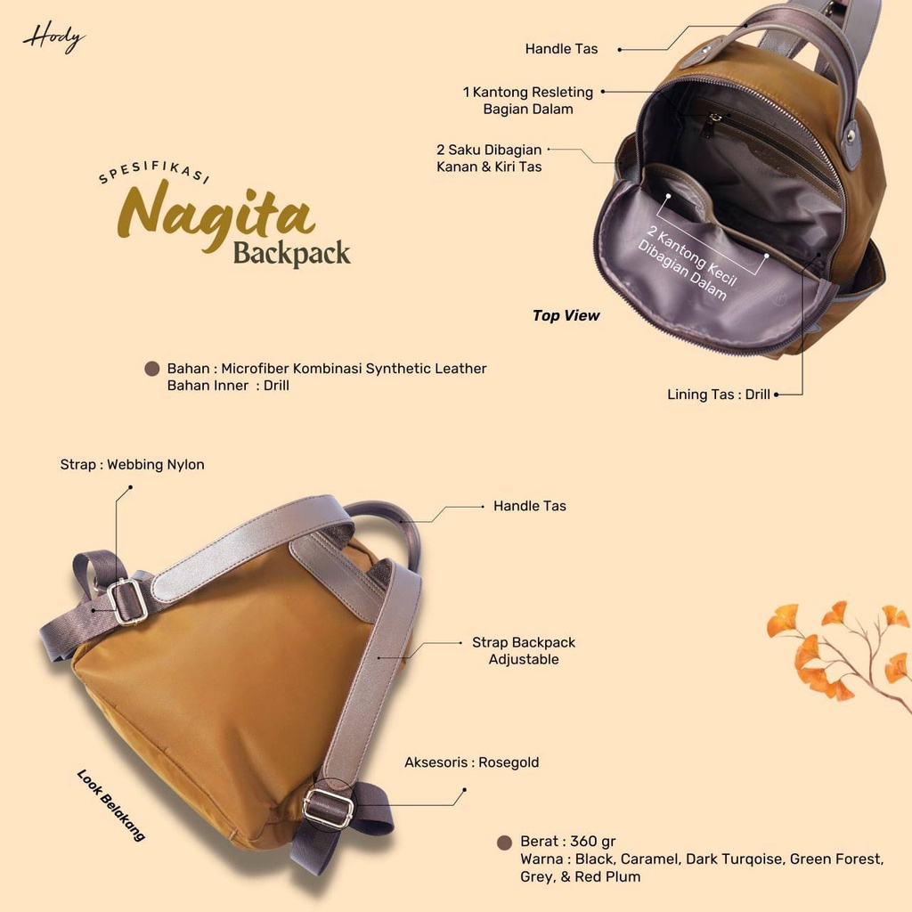 Nagita Backpack by Hody