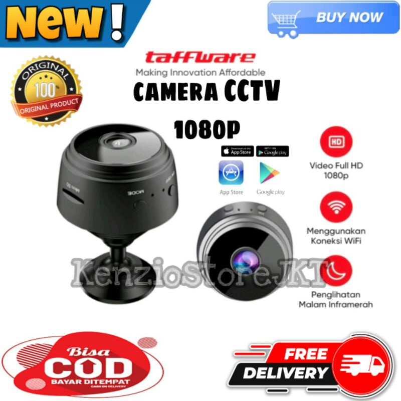 Camera CCTV mini wifi angle nightvision 1080p