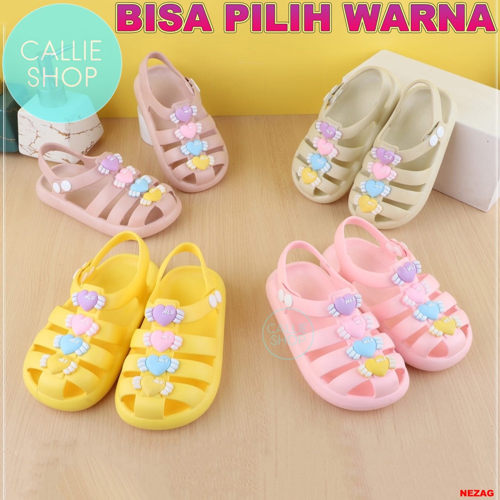 Sandal Tali Anak Jelly Gladiator Sayap Love 9620-A2 KCGLSYP