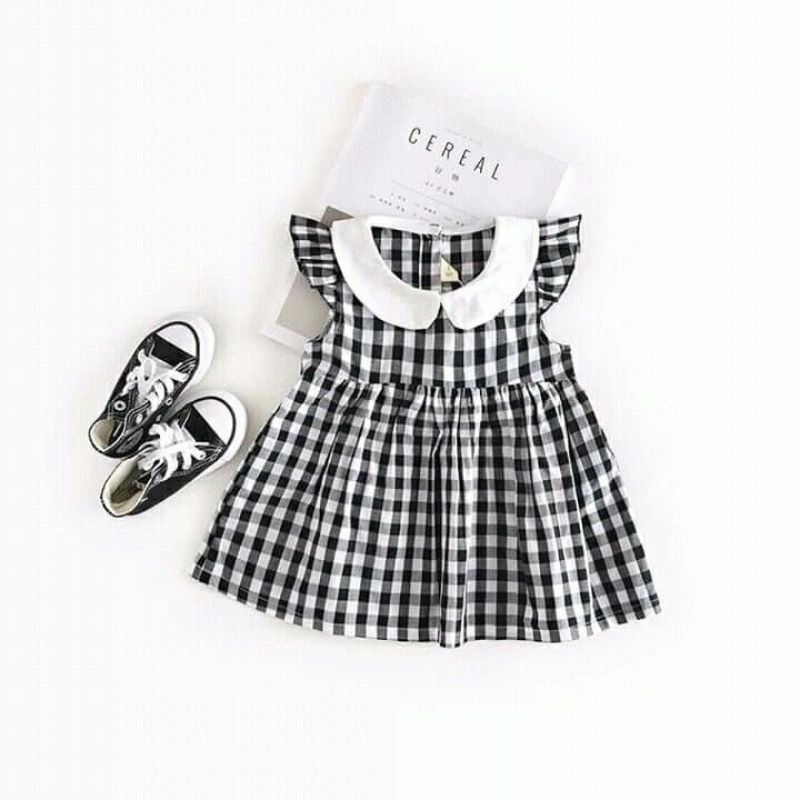 Dress Anak Perempuan Aprilia Ruffle Tee Tutu  1-3 Tahun / Dress Anak Perempuan Import Premium Kids