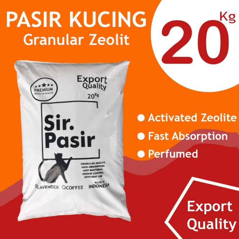 Jual Pasir Kucing Wangi Kg Sir Pasir Granular Zeolite Perfumed Cat Litter Kg Shopee