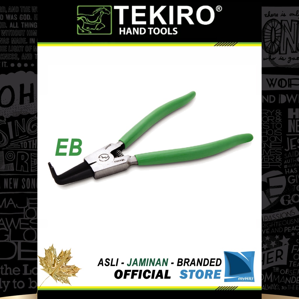 Tang Sepih 5&quot; ~ 9&quot; inch / Spi / Snap Ring Pliers EB External Bended ( Bengkok Buka ) TEKIRO