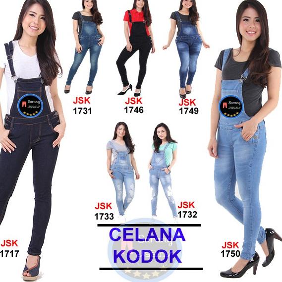 Terbaik [SIZE 27-34] / Overal / Celana Kodok Wanita / Overall Skinny Jeans /  BSIZE  / JUMBO / JSK J