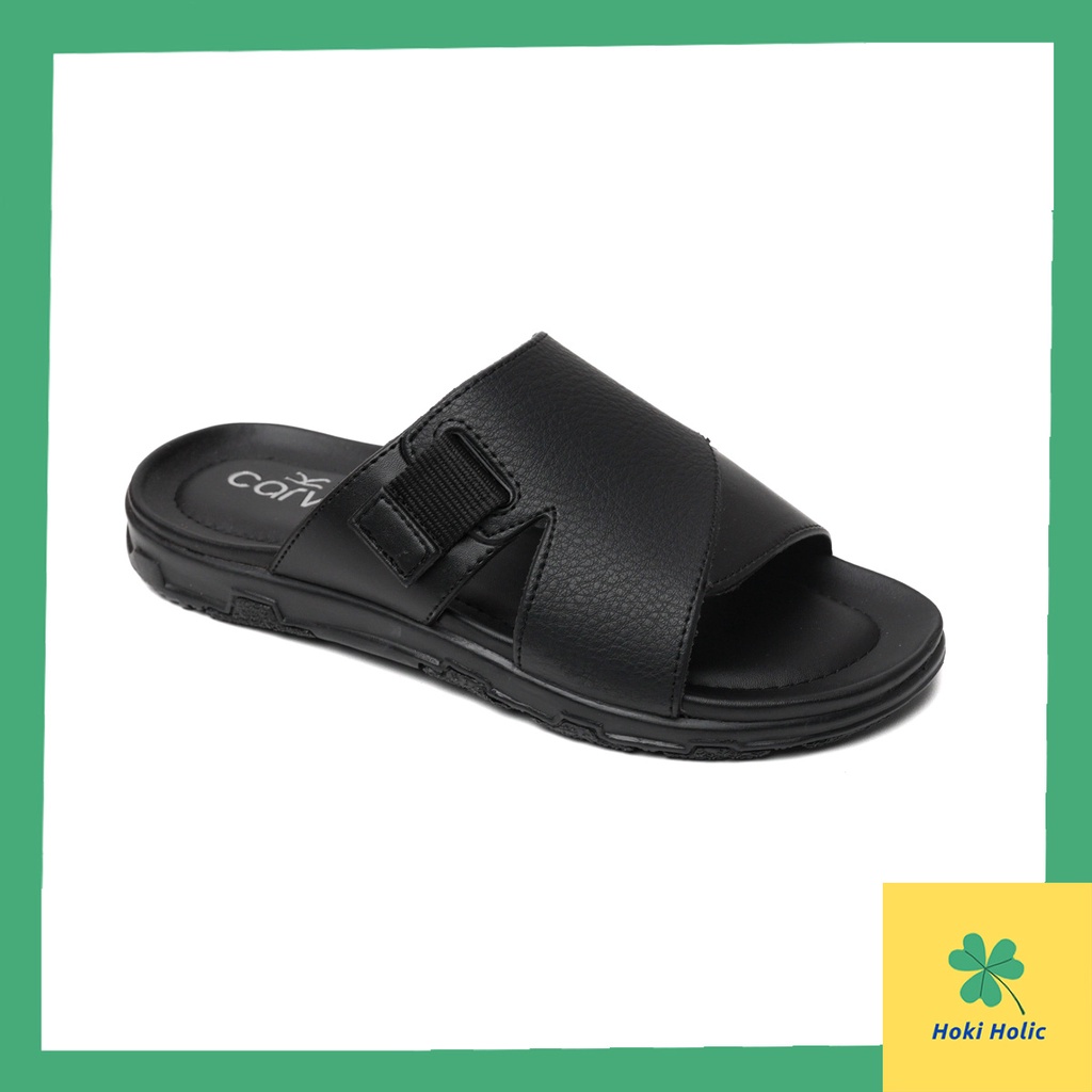 Sandal Kulit Carvil Pria Original - Sendal Jempol dan Slide Original Carvil