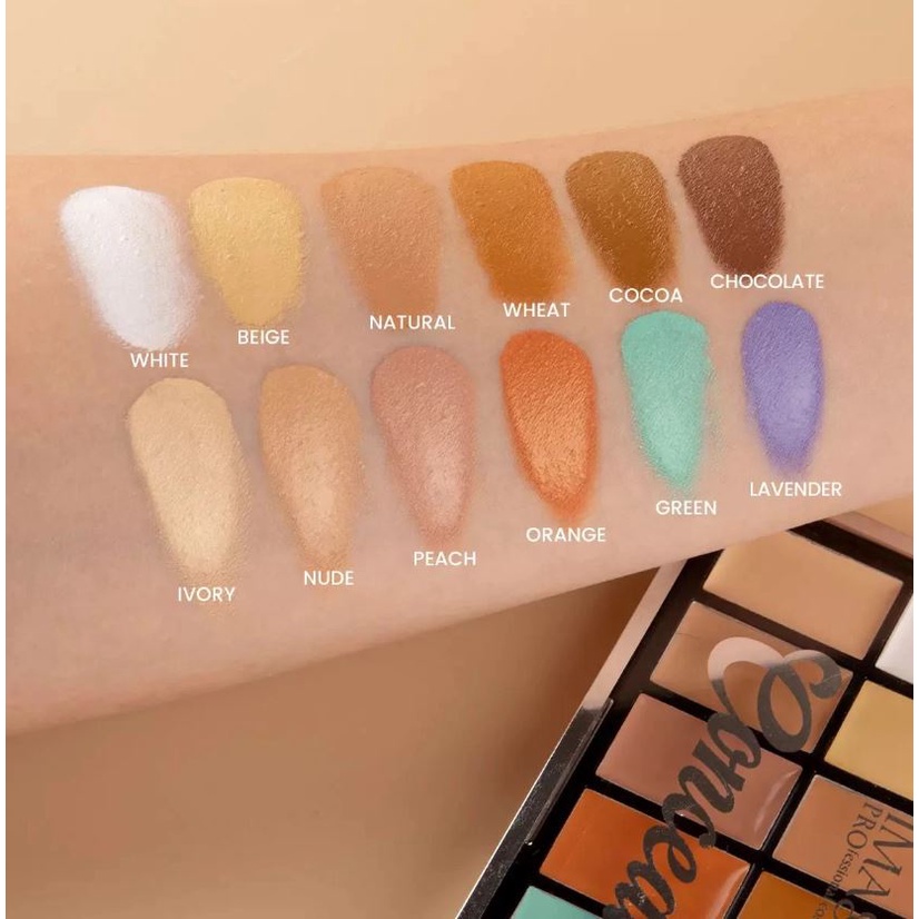 (READY &amp; ORI) IMAGIC 12 Colour Concealer Palette FA137