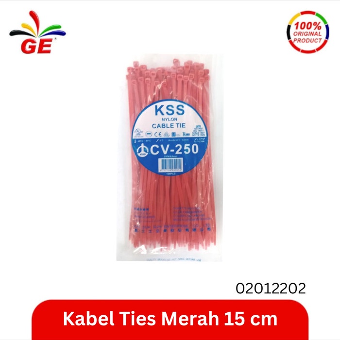 

GE - Kabel Ties Merah 15 cm 02012202