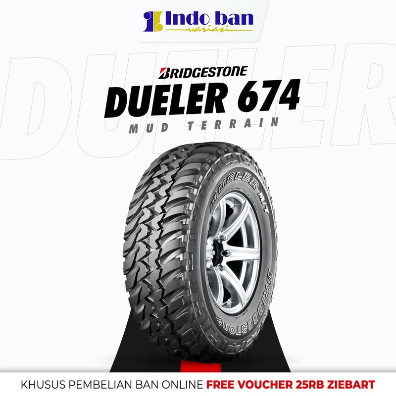 Ban Bridgestone DUELER D-674 (M/T) 235/75 R15 Q6