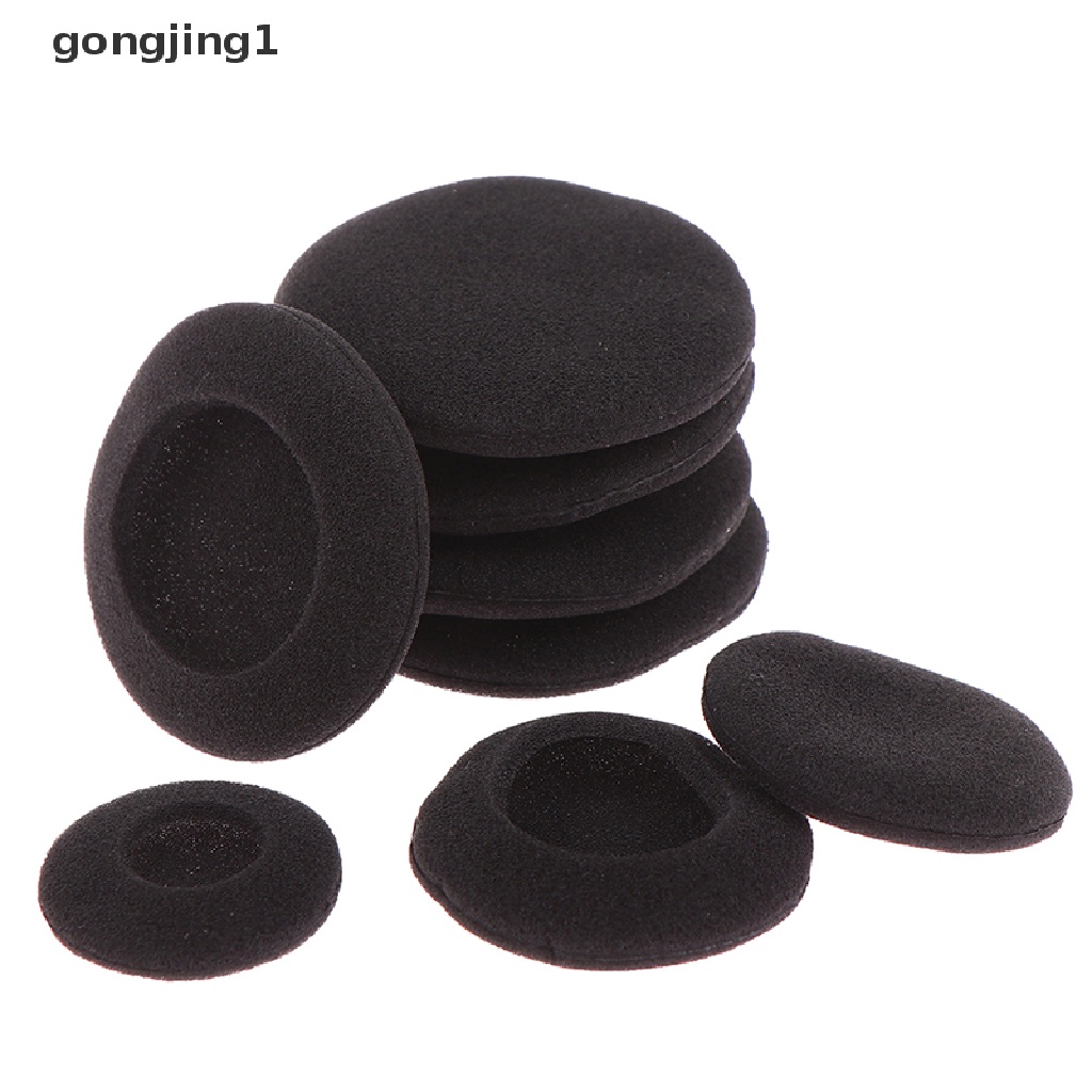 GGG 10Pcs Thick Foam Earpads Cushions Ear Pads 3.5 / 4.5 / 5.5 / 6cm for Round Headphone ID