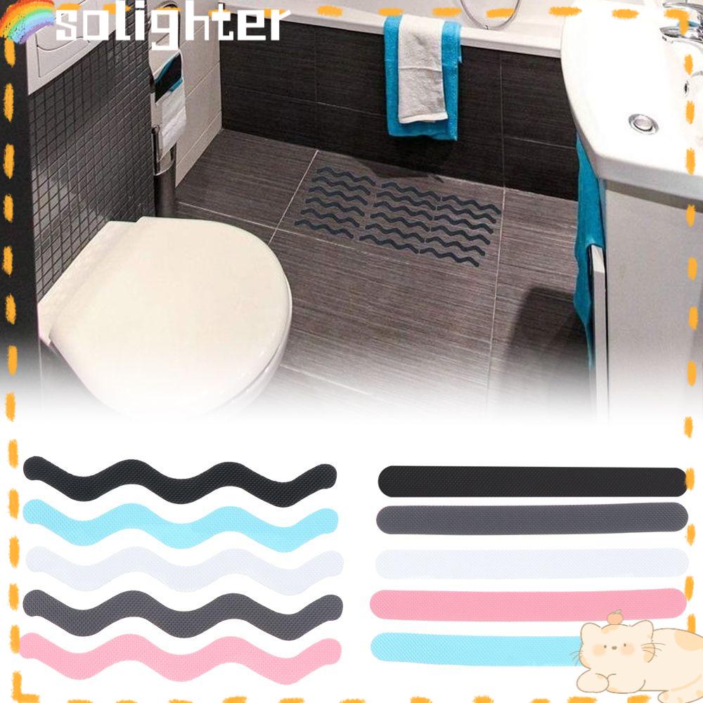 Solighter 24PCS Strip Anti Slip Lantai Tangga Bathtub Multicolor Stair Steps Pad