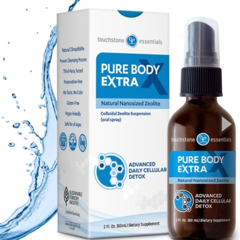 Touchstone Essentials Pure Body Extra PBX Zeolite detox Spray 60 ml