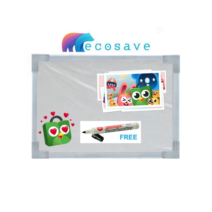 

BISA COD White Board SAKANA 20 x 30 cm - Papan Tulis Whiteboard 20x30cm Kecil