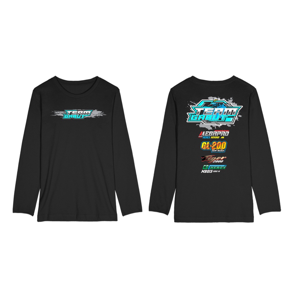 KAOS LENGAN PANJANG RACING TEAM GABUT HEREX HONDA GL CB MEGAPRO TIGER BIG SIZE JUMBO