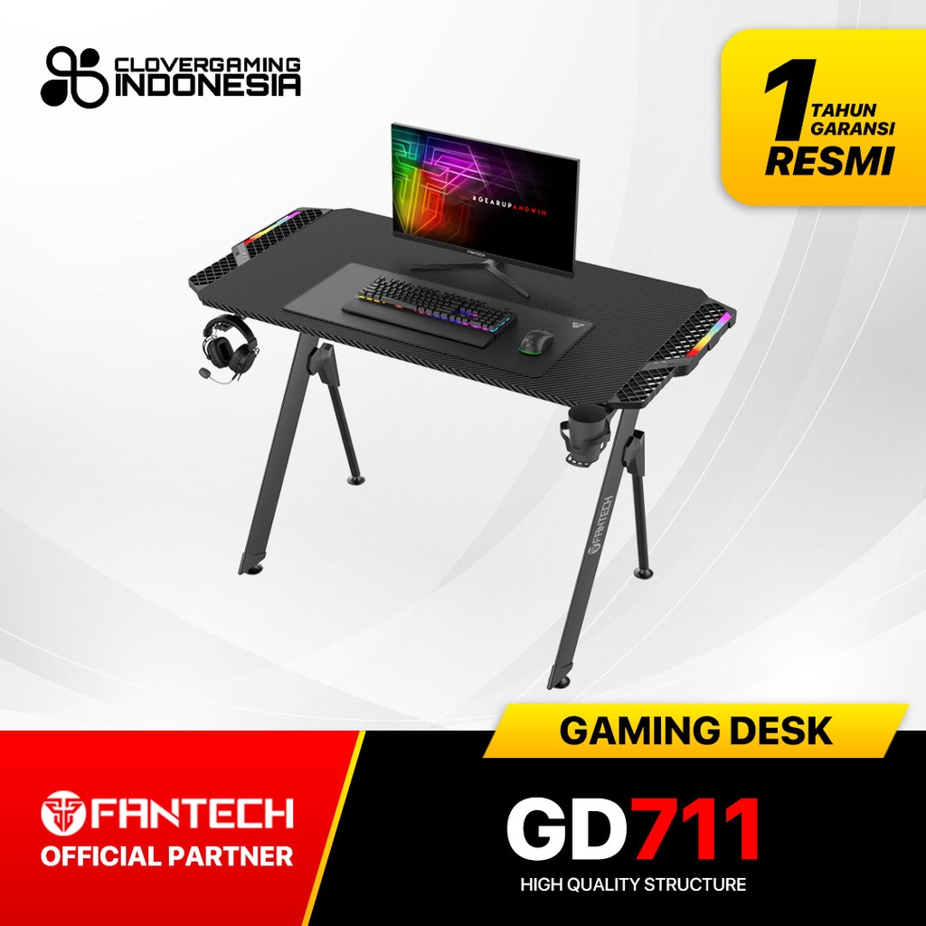 Fantech GD711 RGB - GD 711 GD-711 Gaming Desk Meja Gaming