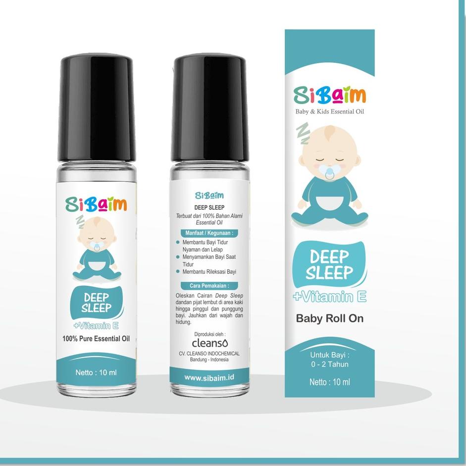 ✬ Membuat Bayi Tidur Lebih Nyenyak - SIBAIM BABY DEEP SLEEP Essential Oil 10ml by psiko ➸