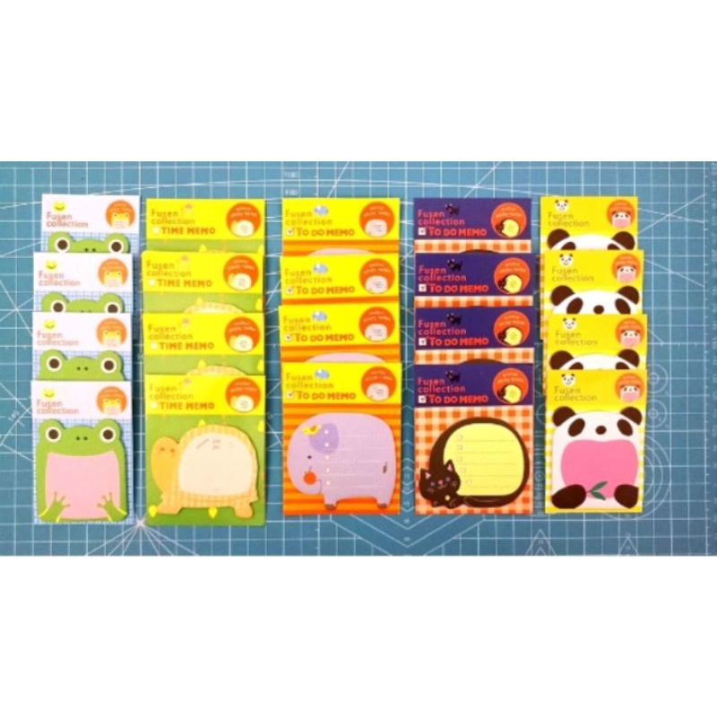 

Sticky Notes Zoo Animal Buku Catatan Kecil Memo Mini Book Karakter Lucu