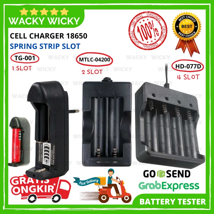 Taffware Charger Baterai Cell Charger 18650 SKU: -