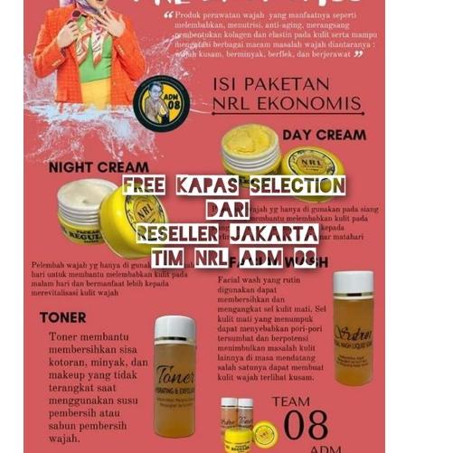 ✧ CREAM NRL GLOWING ORIGINAL RESMI CREAM NRL NEW CREAM NRL FLEK CREAM NRL ACNE SERUM GOLD NRL SERUM 