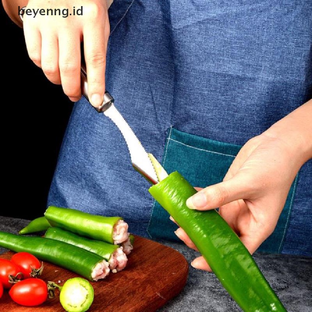 Beyen Cutg Pepper Corer 304 Stainless Steel Household Crispy Pepper De ID