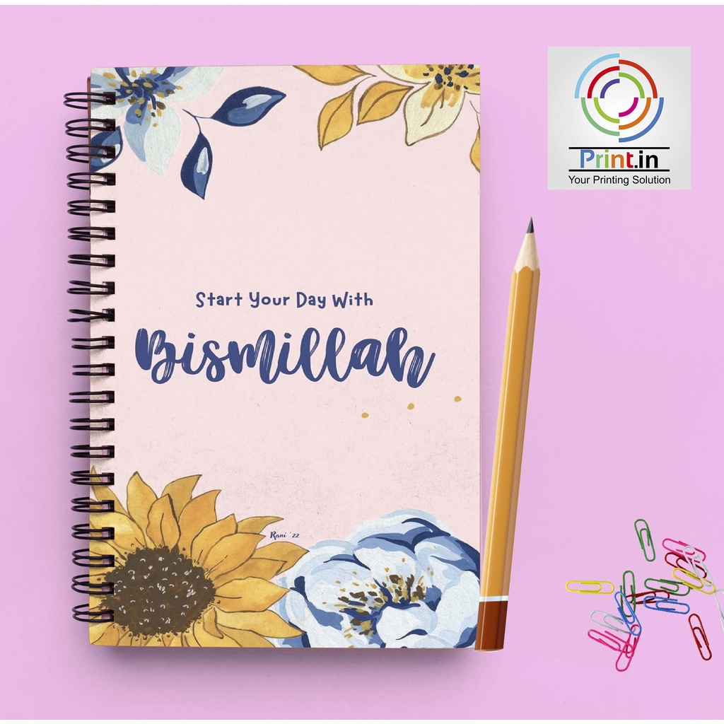 

Notebook / Pocket Note Spiral A5/A6,Buku Catatan/Buku Jurnal Kata Kata Islami Aestetic Motif Softcover hardcover