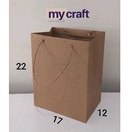 

kantong kertas/ paper bag P17L12T22 isi 1 pc