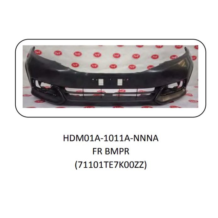 Honda Mobilio Bumper depan type E S 2014