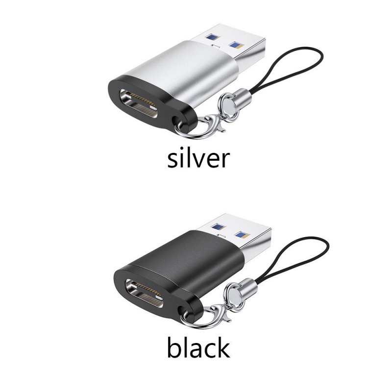 Konverter USB Tipe-C USB Ke Tipe-C Support OTG Adapter Universal USB Charger Mobil Headphone Phone Adapter