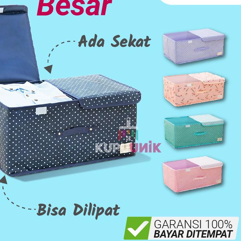 ❊ Kotak Penyimpanan Serbaguna Besar Kotak Penyimpanan Baju Mainan Storage Box Baju Mainan 726 ✹