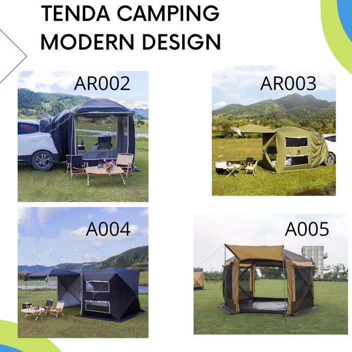 Produk Terbaru Tenda Mobil Camping Campervan Tenda Belakang Mobil Ar002 Waterproof